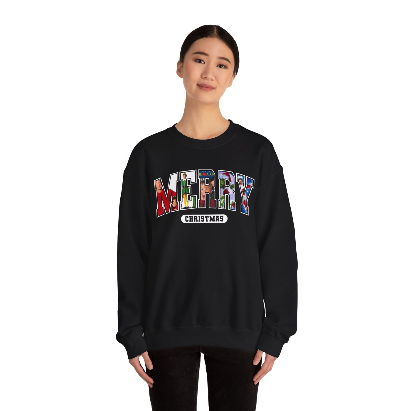 CHRISTMAS MOVIES SWEATSHIRT (GILDAN)