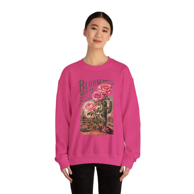 Bloom Where You Are Planted Sweatshirt (GILDAN)