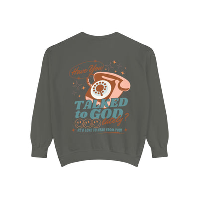 CAN'T WAIT TO HEAR FROM YOU XO GOD 2 SIDED PRINT(COMFORT COLORS)