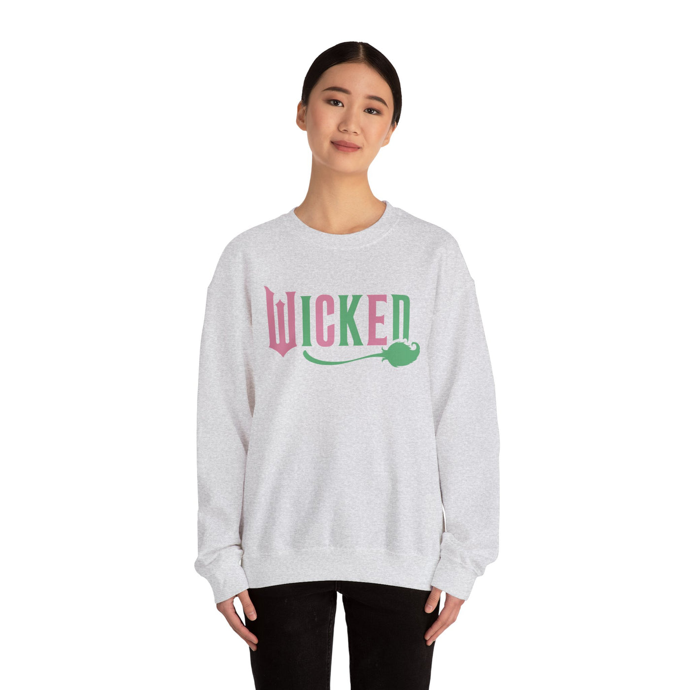 ELPHABA 2 SIDED PRINT SWEATSHIRT (GILDAN)