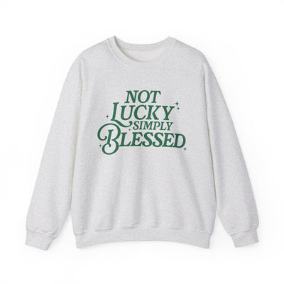 Not Lucky Simply Blessed Graphic Sweatshirt (GILDAN)