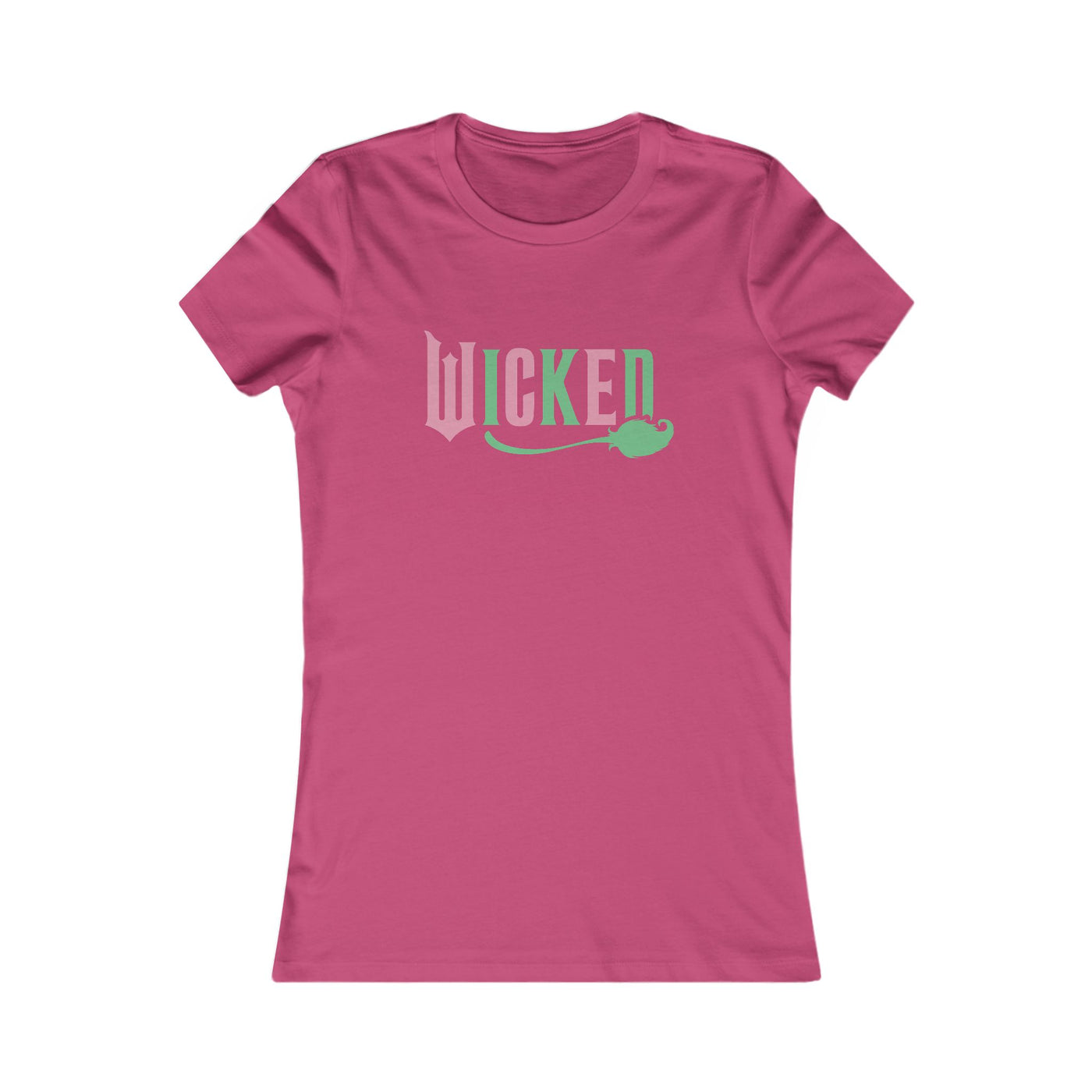 ELPHABA 2 SIDED PRINT FITTED TEE (GILDAN)