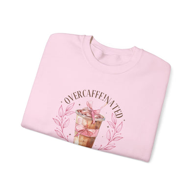 Overcaffeinated Girls Club Sweatshirt (GILDAN)