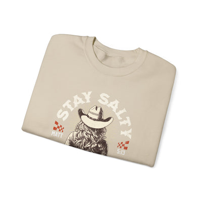 Stay Salty Cowgirl Sweatshirt (GILDAN)