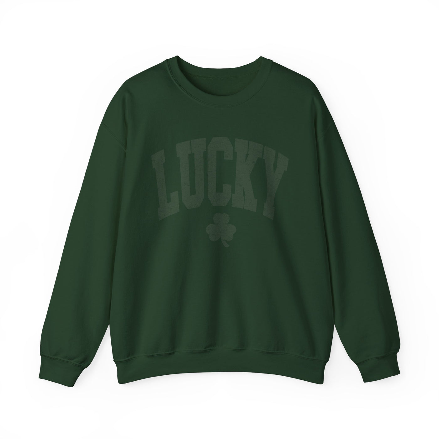 Lucky Sweatshirt - distressed  (GILDAN)