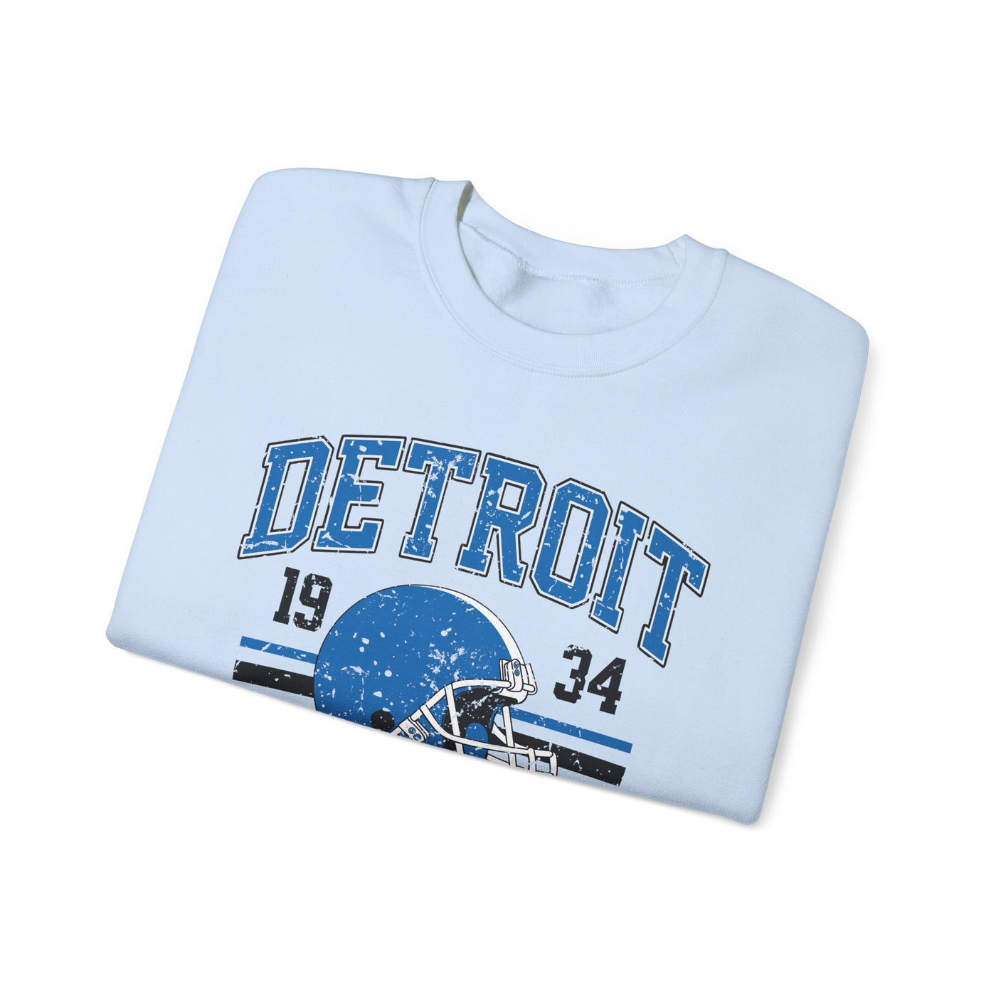 Detroit Football 1934 Distressed Sweatshirt (GILDAN)