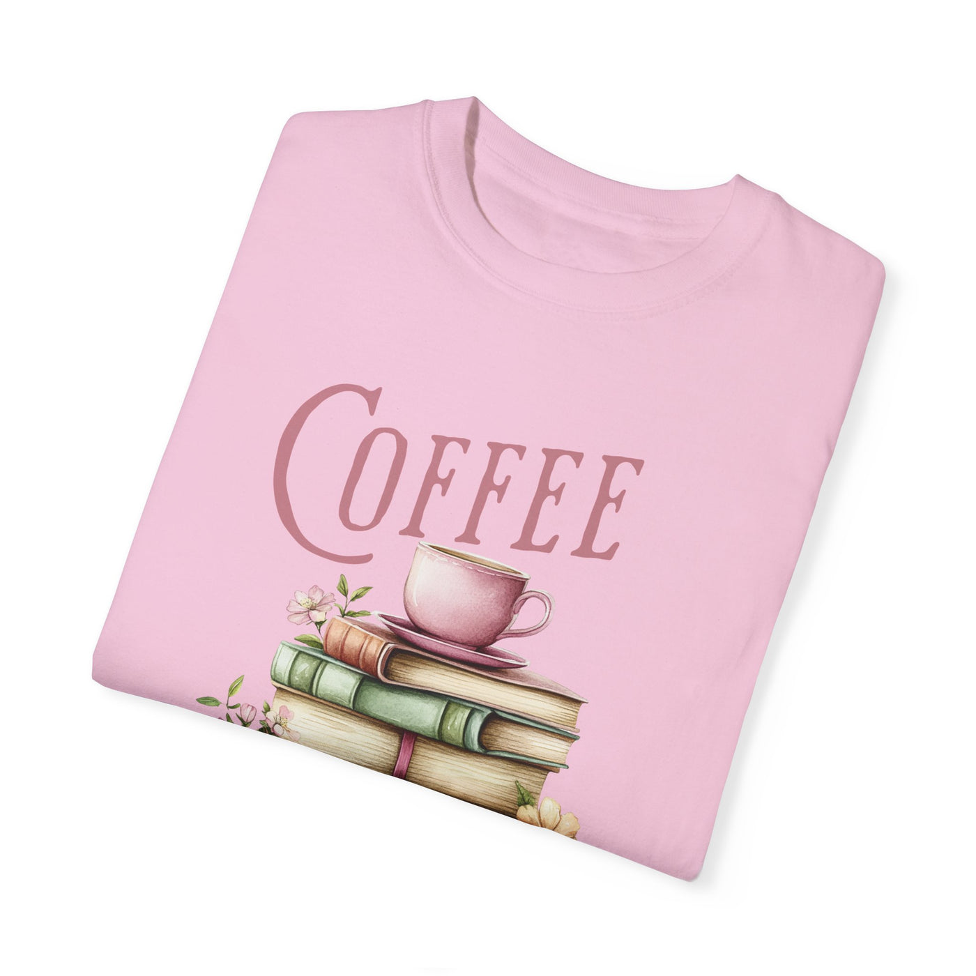 Coffee and Books T-shirt (COMFORT COLORS)