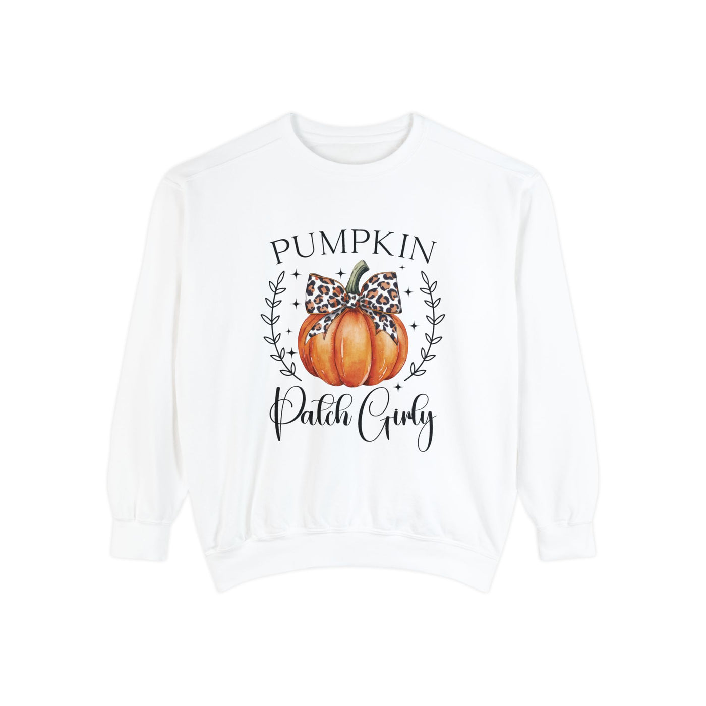 Pumpkin Patch Girly Sweatshirt (Comfort Colors)