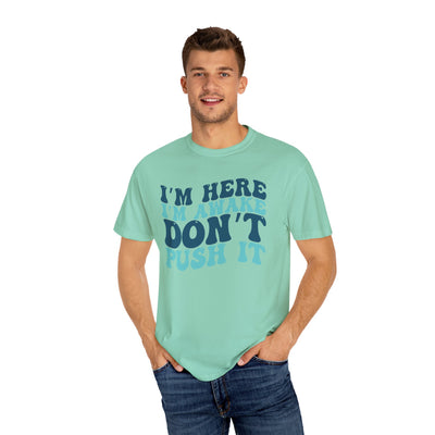 Don't Push It T-Shirt (COMFORT COLORS)