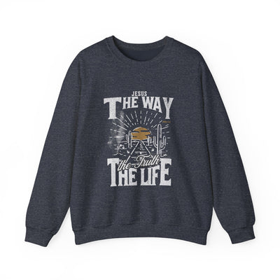 Jesus, The Way, The Truth, The Life Sweatshirt   (GILDAN)