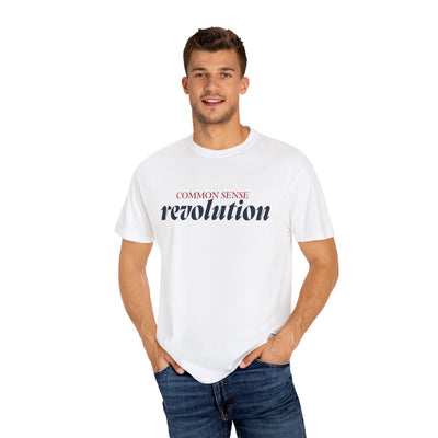 COMMON SENSE REVOLUTION TEE (COMFORT COLORS)