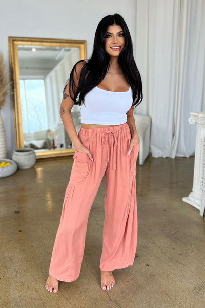 KATYA WIDE LEG PANTS , WIDE LEG PANTS , It's NOMB , WIDE LEG PANTS WITH ELASTIC WAISTBAND, WIDELEG PANTS , It's NOMB , itsnomb.com