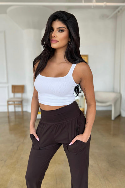 KENZIE JOGGERS (PLUS AVAILABLE) , JOGGERS , It's NOMB , brown joggers, HIGH WAISTED JOGGERS, joggers, SOFT JOGGERS , It's NOMB , itsnomb.com