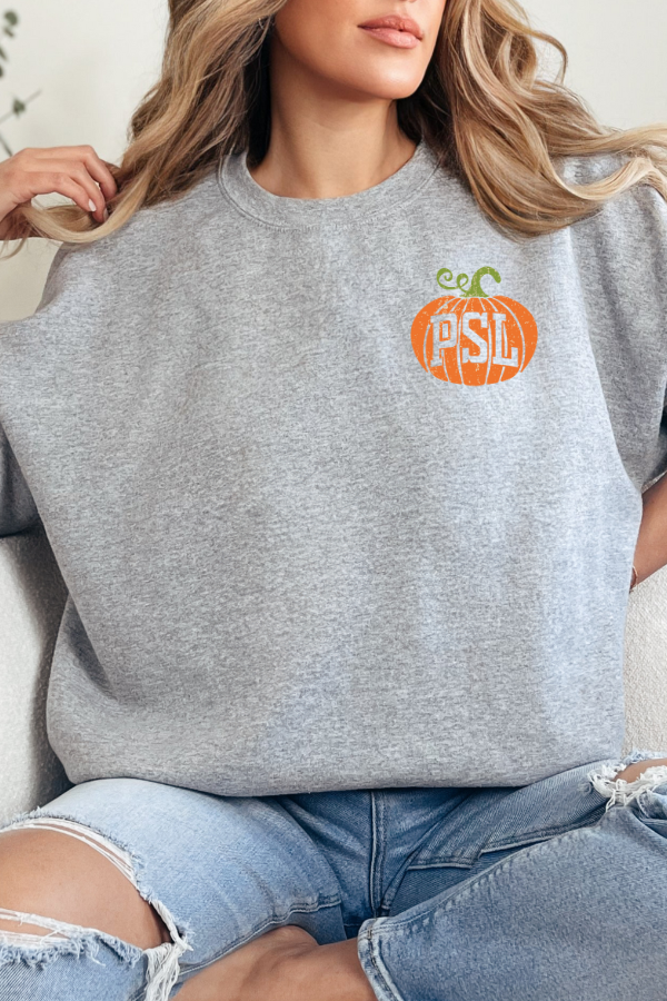 Pumpkin Spice Life 2 Sided Print Sweatshirt (Lane 7)