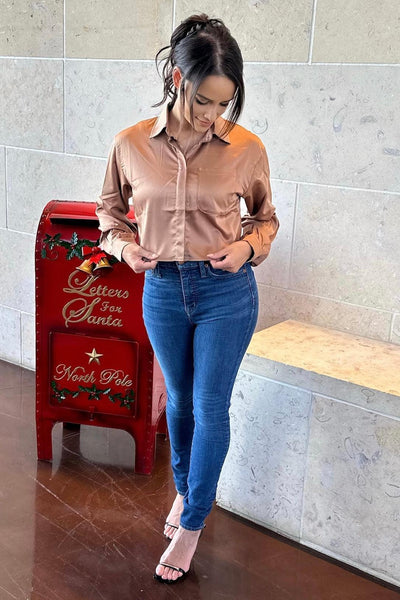 ROXY CROPPED SATIN BLOUSE , blouse , It's NOMB , button down cropped shirt, cropped blouse, cropped satin blouse, cropped satin shirt, cropped satin top, gold blouse, gold crop top, gold cropped blouse, gold satin blouse, gold satin crop top, gold satin top, gold top, it's nomb, it's nomb the label, ONLINE BOUTIQUE, roxy top, SATIN BLOUSE, satin shirt, satin top , It's NOMB , itsnomb.com