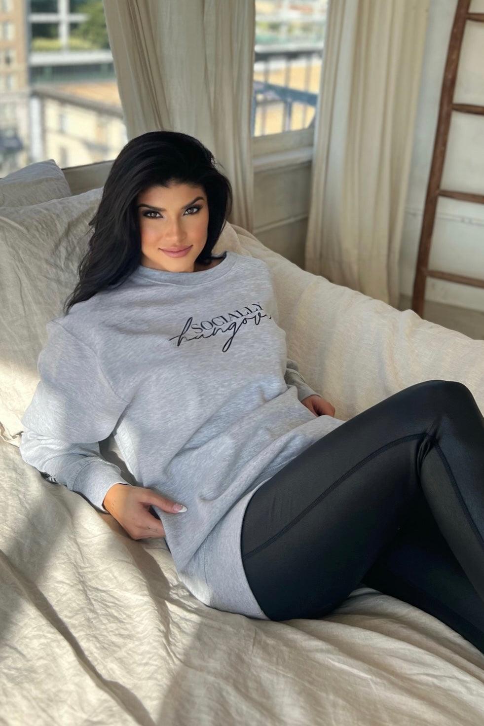 SOCIALLY HUNGOVER PULLOVER (PLUS AVAILABLE) , SWEATER , it’sNOMB , christmas, christmas graphics, CHRISTMAS PAJAMAS, CHRISTMAS PJS, christmas present, GRAPHIC, GRAPHIC PULLOVER, graphic sweathsirts, graphic sweatshirt, GRAY, GREY, HEATHER GREY, HUNGOVER, IT'S NOMB BRAND PULLOVER, IT'S NOMB SWEATSHIRT, it's nomb the label, ITS NOMB, Its None of My Business, ITSNOMB, ITSNOMBTHELABEL, IT’S NOMB, MERRY CHRISTMAS, SOCIAL HANGOVER, socially hungover , It's NOMB , itsnomb.com